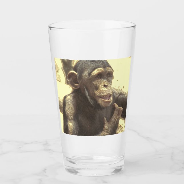 Metal Chimp Glas (Vorderseite)