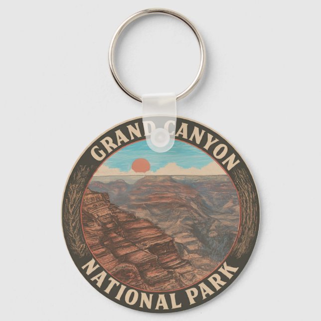 Metal Circle 2": Grand Canyon National Park Schlüsselanhänger (Vorderseite)