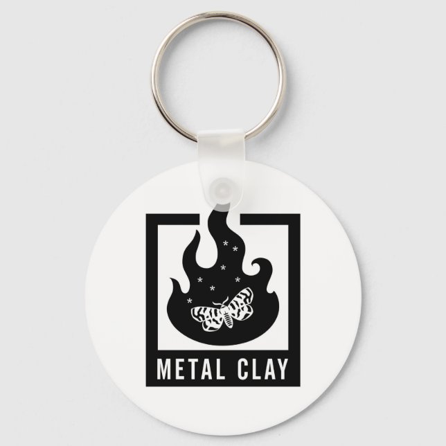 Metal Clay Schlüsselanhänger (Vorderseite)