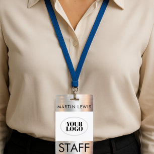 métal Conference Lanyard Badge personnalisé PERSON