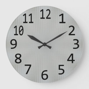 Métal d'argent pour une horloge de look industriel