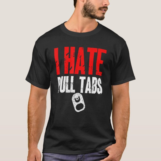 Metal Detecting Treasure Hunt Detectorist  I hate  T-Shirt (Vorderseite)