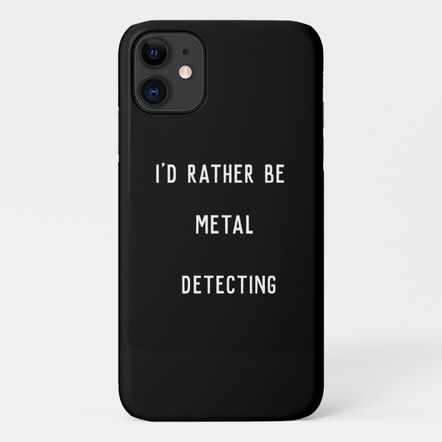 METAL DETECTING WÜRDE ICH VIELMEHR ERKENNEN Case-Mate iPhone HÜLLE (Rückseite)
