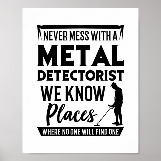 Metal Detectorist Poster (Vorne)