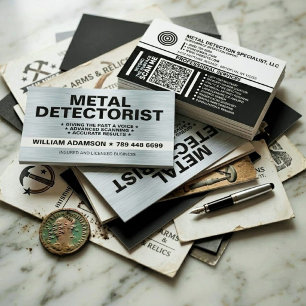 (METAL DETEKTION PROFI, DETEKTORIST) METAL DETEKTI VISITENKARTE