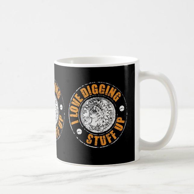 Metal die Entdeckung der Tasse, für die, die Liebe Kaffeetasse (Rechts)