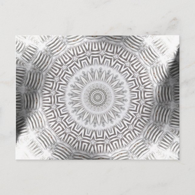 METAL Element Kaleido Muster Postkarte (Vorderseite)