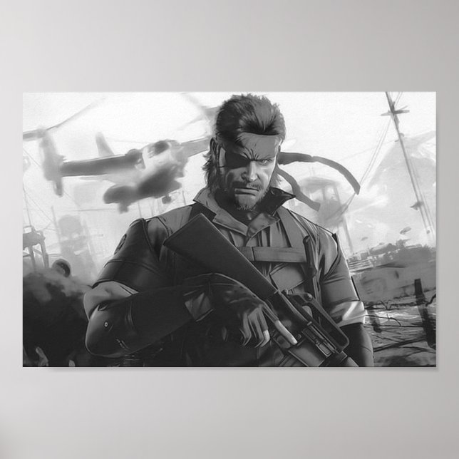 Metal Gear Solid Big Boss Poster (Vorne)