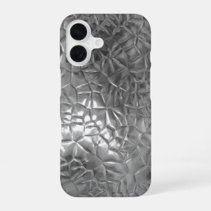 Metal Gray Shine iPhone 16 Hülle