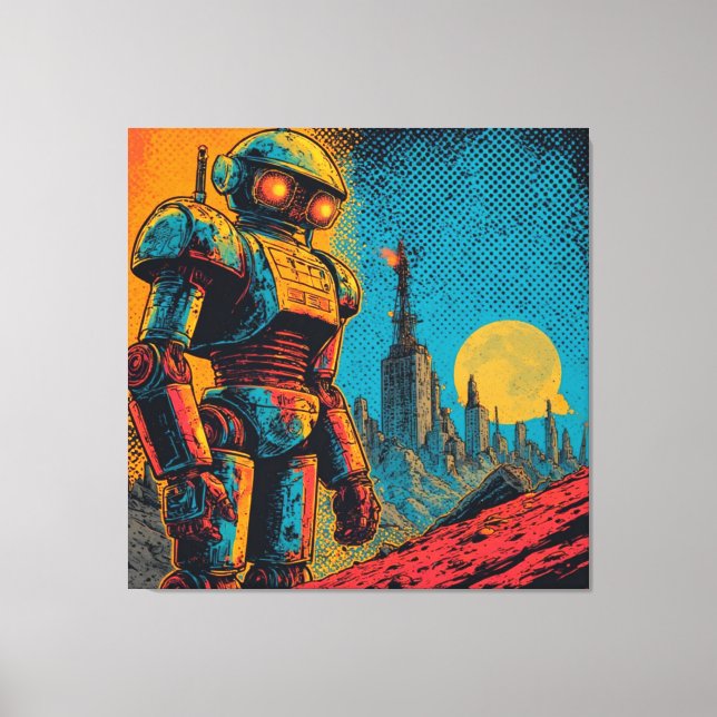 METAL HEART IRON MAN LEINWANDDRUCK (Vorderseite)