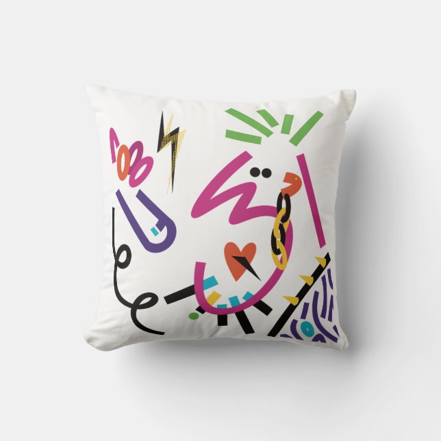 Métal Lourd Faisons Rock Lancer Oreiller (Recto)