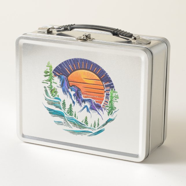 Metal Lunch Box Einzigartiges Design (Vorderseite)
