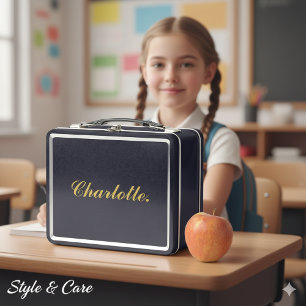 Metal Lunch Box mit Individuelle Name Personalisie