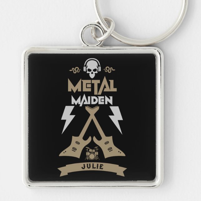 Metal Maiden Music Schlüsselanhänger (Vorne)