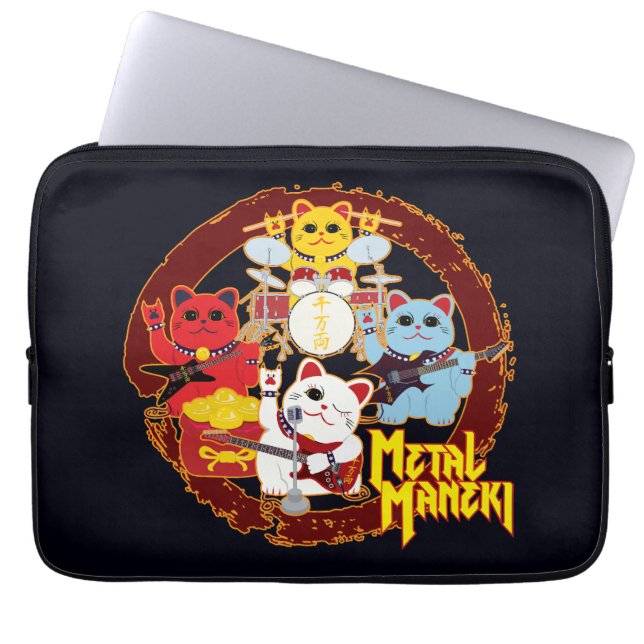Metal Maneki Laptopschutzhülle (Vorderseite)