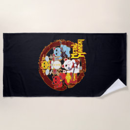 Metal Maneki Strandtuch