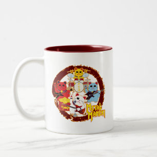 Metal Maneki Zweifarbige Tasse