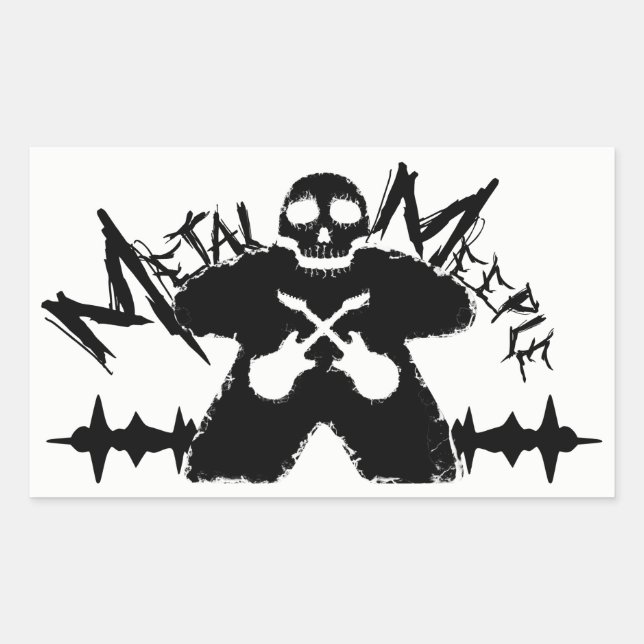 Métal Meeple - Sticker (Devant)