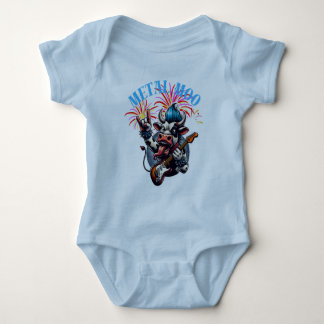 Metal Moo-d – Rockin' Cow with a Guitar Baby Strampler