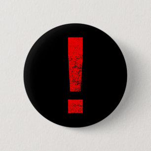 Metal-Musik-Videospiel-Warn-Ausrufezeichen-Symbol  Button