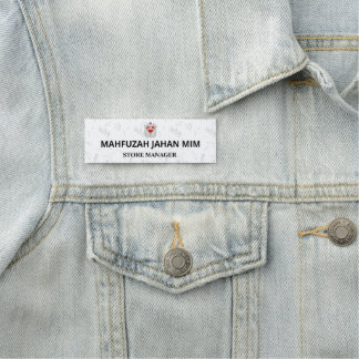 Metal-Namensschilder. Lasergravur. Der gleiche Tag Namensschild