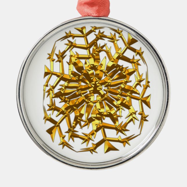 Metal Oval Ornament (Vorne)