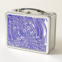 Metal Psychedelic lila Lunchbox