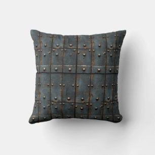 Metal Rivets Throw Kissen