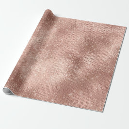 Metal Rose Blush Skinny Spark Delicate Bridal 16. Geschenkpapier