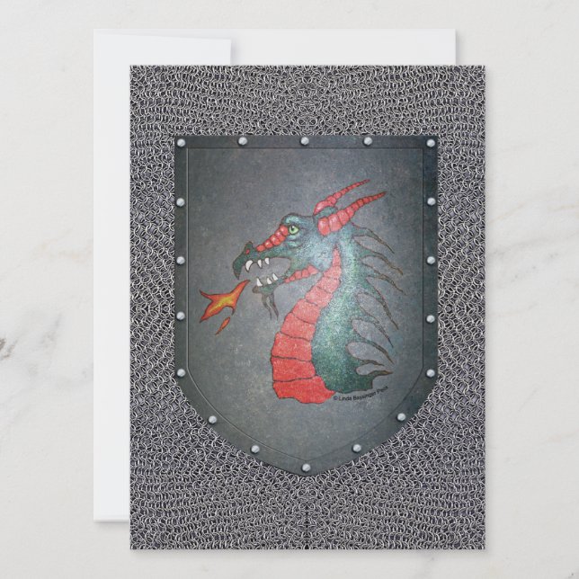 Metal Shield Dragon Chainmail (Vorderseite)