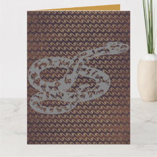 METAL SNAKE BIRTHDAY KARTE