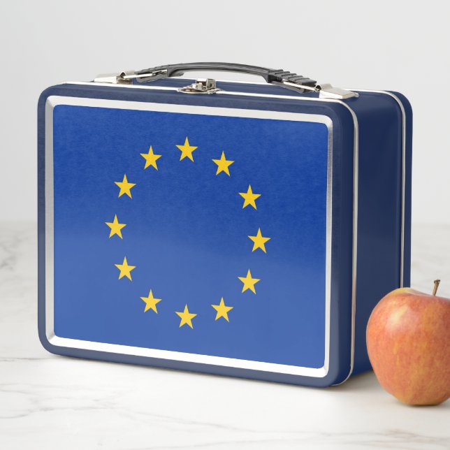 Metal-Stainless-Lunchbox mit europäischer Gewerksc Metall Lunch Box (Beispiel)