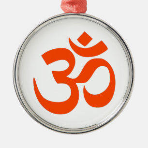Métal Symbole Om indien ornement en céramique