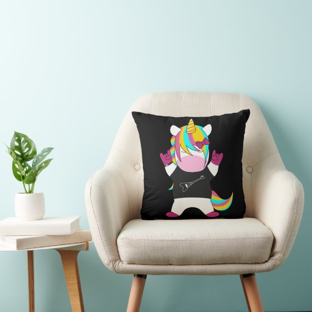 Metal Unicorn Kissen (Stuhl )