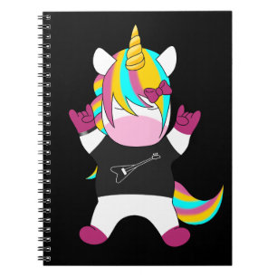 Metal Unicorn Notizblock