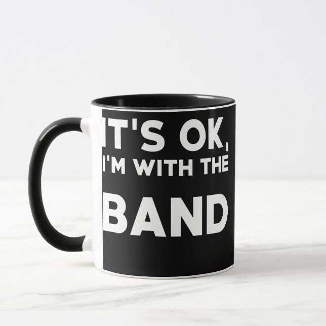 Metalcore Rock'n'Roll Band Musikband  Tasse (Links)