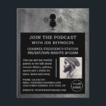 Metaleffekt, Podcaster, Podcast Flyer<br><div class="desc">Der Flyer der Podcaster,  Podcaster,  Podcast Werbung durch den Business Card Store.</div>