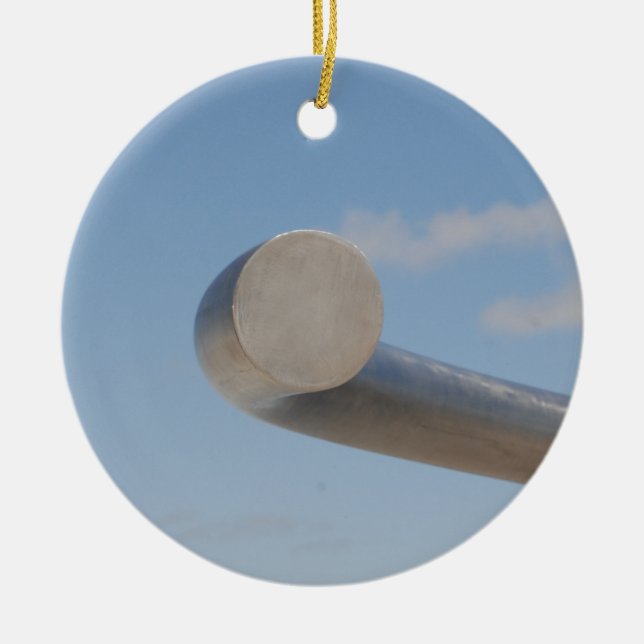 Metalic Blue Skies Keramikornament (Vorne)