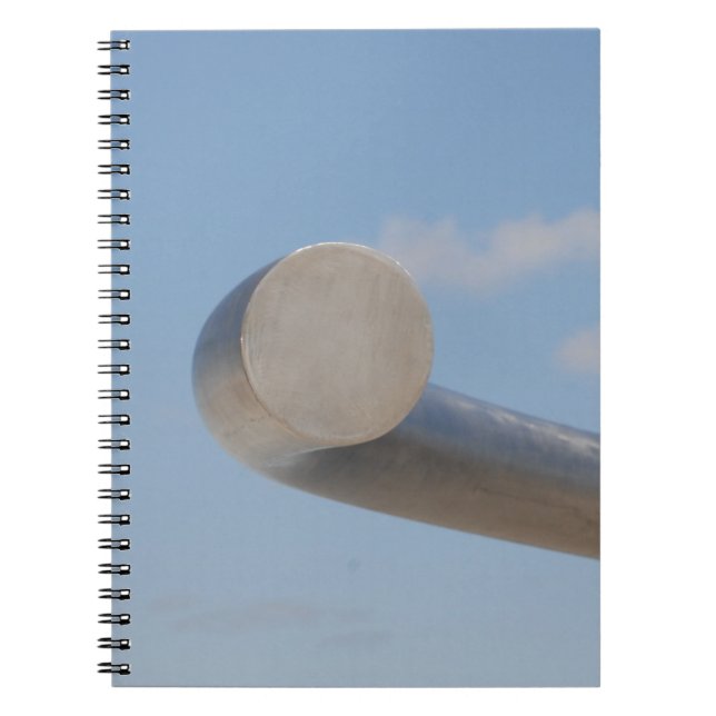 Metalic Blue Skies Notizblock (Vorderseite)