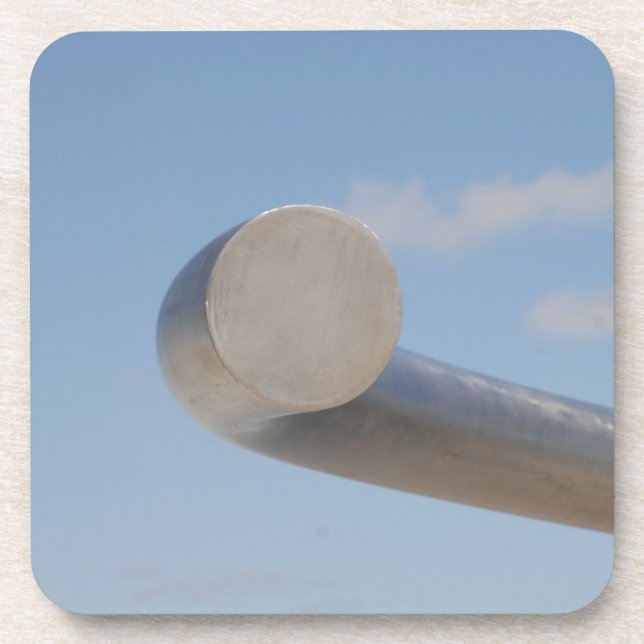 Metalic Blue Skies Untersetzer (Vorderseite)