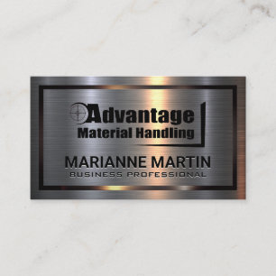 Metall Aluminium   Advantage Material Handling Visitenkarte