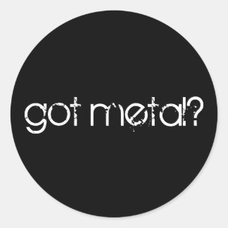 Metall-Aufkleber Runder Aufkleber
