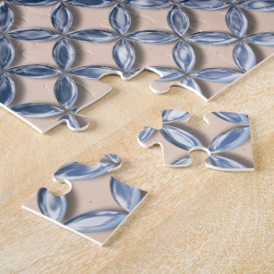 Metall-Blumen-Jigsaw-Puzzle