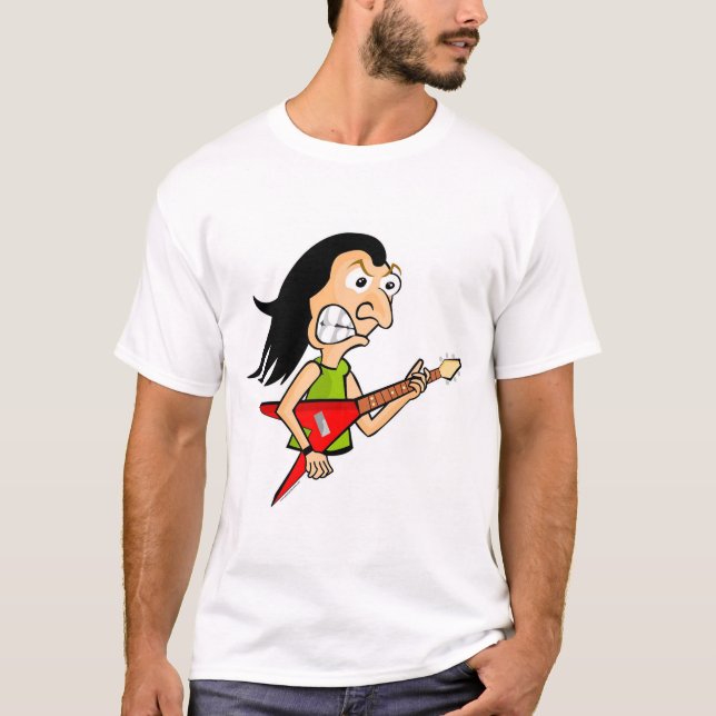 Metall, das Gitarren-Typ spielt! T-Shirt (Vorderseite)