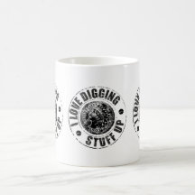 Metall, das Tasse, ein ideales Geschenk ermittelt
