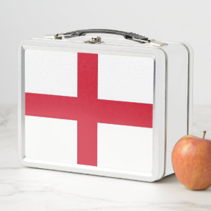 Metall-Edelstahl-Lunchbox mit England-Flagge Metall Brotdose