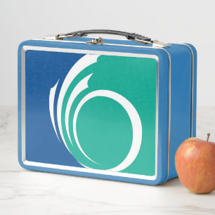 Metall-Edelstahl-Lunchbox mit Flagge von Ottawa Metall Brotdose
