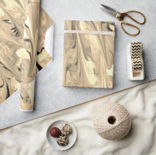 Metall Fudge glänzendes Verpackungspapier Geschenkpapier
