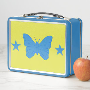 Metall-Lunchbox aus Edelstahl mit Flagge von Bady Metall Brotdose