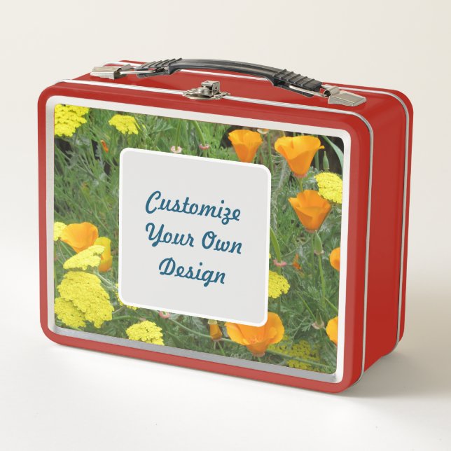 Metall-Lunchbox-individualisierbares Design Metall Brotdose (Vorderseite)
